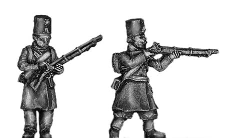 Moscow Militia firing and loading