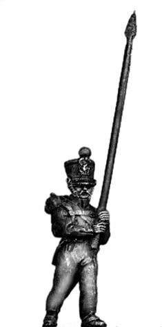 Young Guard Standard Bearer 1814 uniform