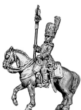 Grenadier a Cheval of the Guard eagle bearer