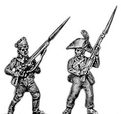 Fusilier cocked hat advancing