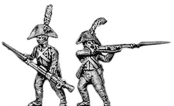 Fusilier cocked hat firing and loading