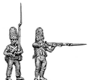 Grenadier fur cap firing and loading