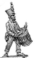 Line infantry drummer shako