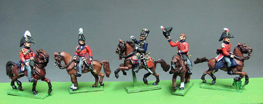 Hill and Uxbridge, mounted and three ADCs