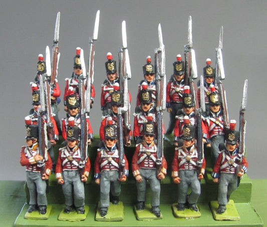 Centre company marching shoulder arms